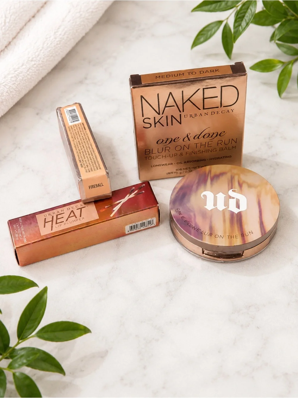 Urban Decay 3-Piece Makeup Bundle Heat Fireball Beached Bronzer